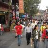 From Miami to LA to HK to Nanjing, it took about 24 hours to arrive in Nanjing. Here's Razi, Fred, and I walking through the Confucious marketplace.